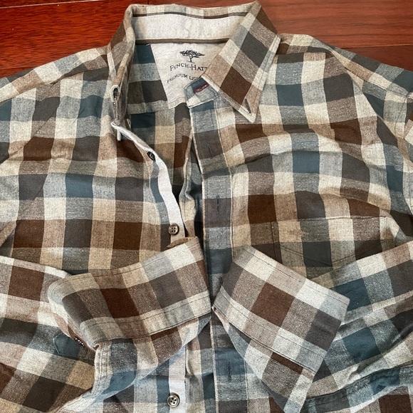 Fynch Hatton Yachting button down long sleeve men’s xl - Picture 6 of 7